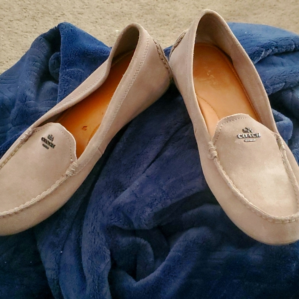 Coach leather loafers size 10 NWOT